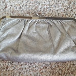 Express Silver Clutch